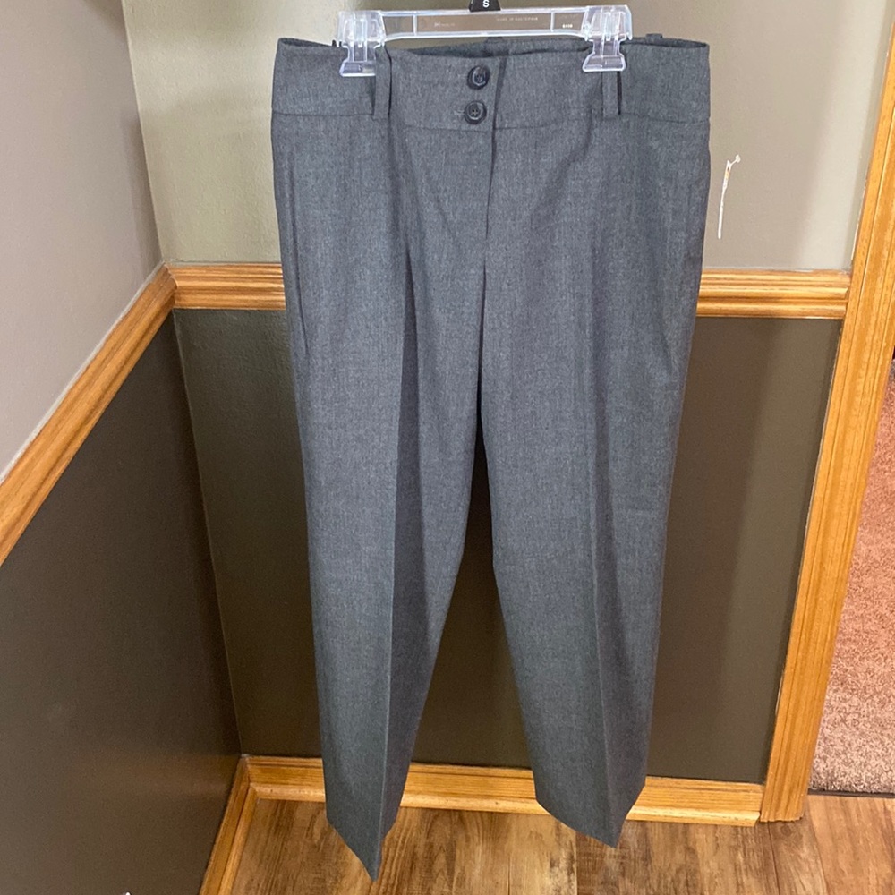 Talbots dark gray wool dress pants trousers size 6P